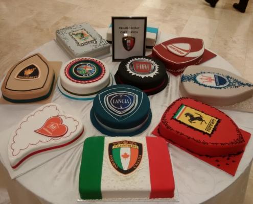 Italian Car Day 2015, car cakes